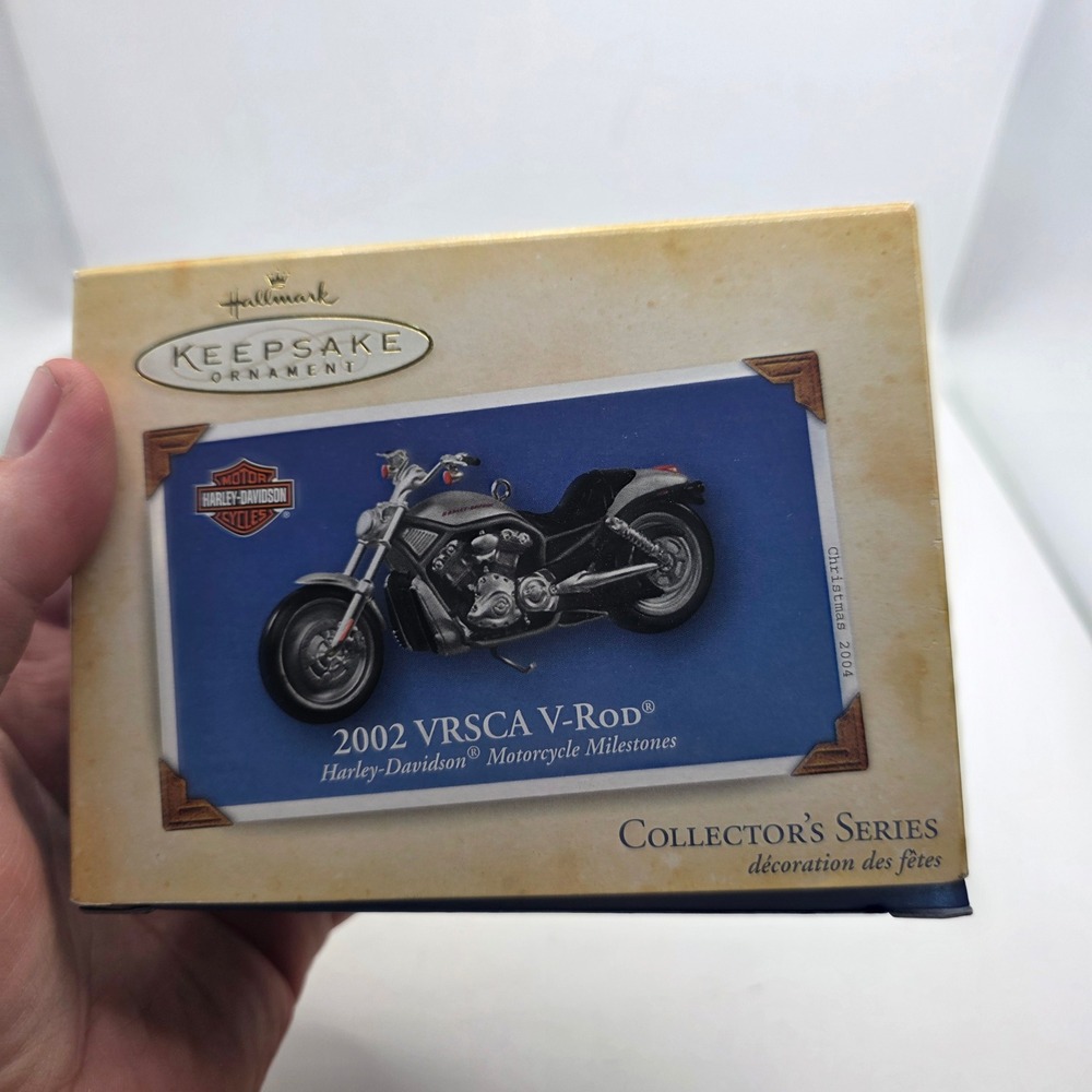 Hallmark Harley Davidson Motorcycle Milestones Ornaments Lot of 4 Boxed 2002-05